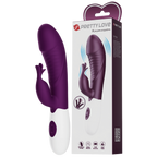 Rasmussen Dual Stimulator – G-Spot and Clitoral Vibrator with 30 Frequencies Purple > Vibrators > Ladies > Rabbit