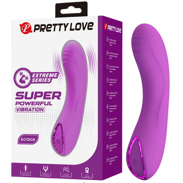Rechargeable DJ Dick – Slim Silicone Vibrator with 10 Powerful Vibration Modes One Size > Vibrators > Standard Vibrators