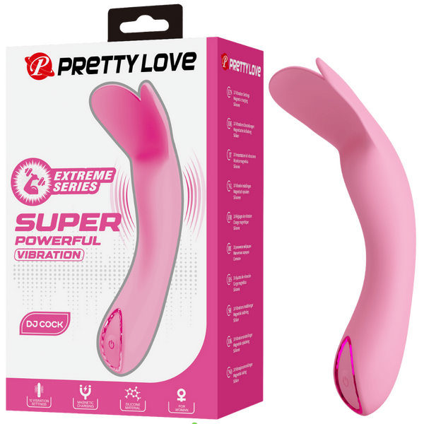 DJ Cock Rechargeable Vibrator – 10-Function Slim Silicone G Spot Vibrator One Size > Vibrators > G-Spot