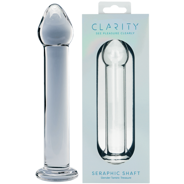 Seraphic Shaft Borosilicate Glass Dildo – Hand-Blown 6.6 Inch Straight Dildo One Size > Glass > Dildos