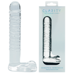 Seraphic Serenade Hand-Blown Borosilicate Glass Dildo 5.7 Inch Sculpted Design One Size > Glass > Dildos