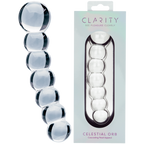 Celestial Orb Handblown Borosilicate Glass Double-Ended Dildo 5.4 Inch Insertable Length One Size > Glass > Dildos