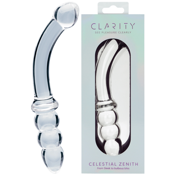 Celestial Zenith 6.5 Inch Double-Ended Borosilicate Glass Dildo One Size > Glass > Dildos