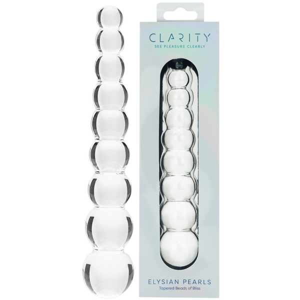 Elysian Pearls 6.7 Inch Borosilicate Glass Dildo Handblown Smooth Shaft One Size > Glass > Dildos