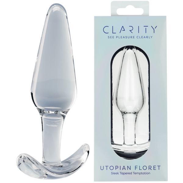 Utopian Floret – Handcrafted 4.3 Inch Glass Butt Plug > Glass > Toys