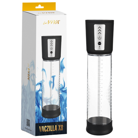 Vaczilla X8 USB Electronic Penis Pump – 3 Adjustable Pressure Levels Phthalates-Free One Size > Pumps > Penis Pumps Electric