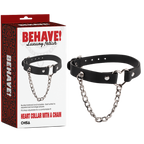 Heart Collar with Lockable Buckle and Chain – Bondage Collar One Size > Bondage Gear > Collars & Leashes