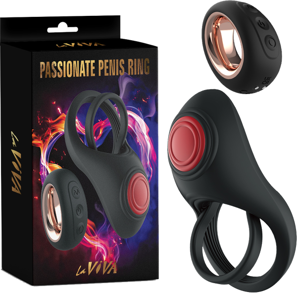 LaViva Passionate – Remote-Controlled 1.75 Inch Penis Ring One Size > Cock Ring > Vibrating