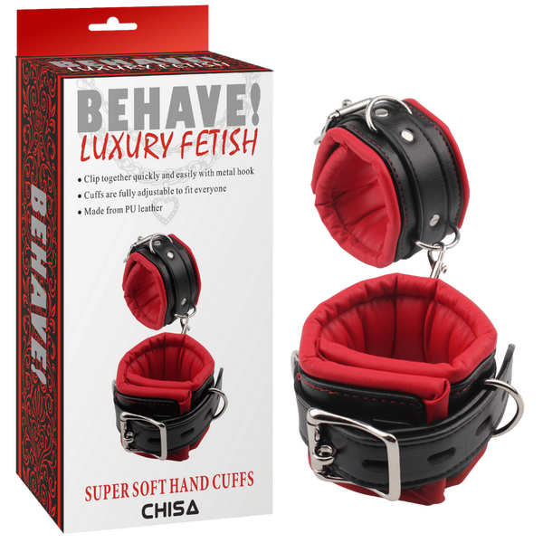 Super Soft Hand Cuffs – Fully Adjustable Metal Hook Handcuffs One Size > Bondage Gear > Handcuffs