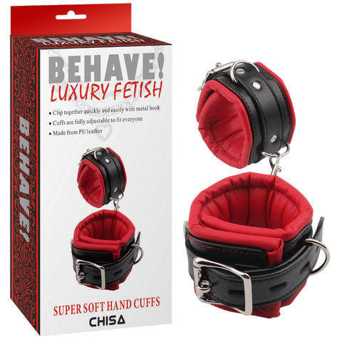 Super Soft Hand Cuffs – Fully Adjustable Metal Hook Handcuffs One Size > Bondage Gear > Handcuffs