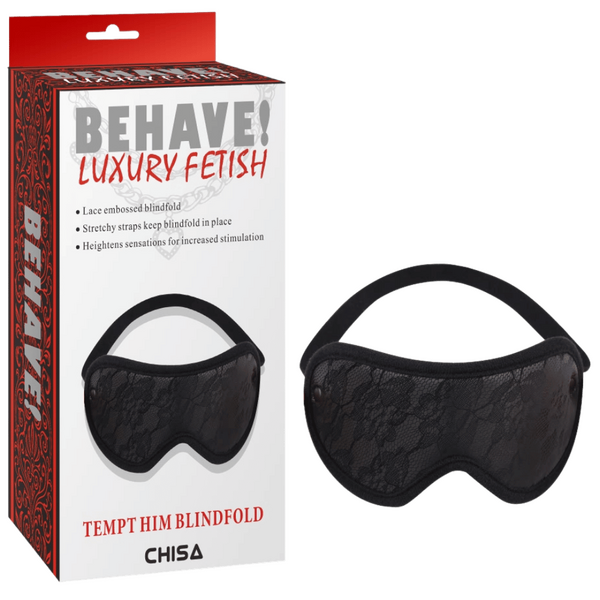 Tempt Him Blindfold – Adjustable Lace Blindfold One Size > Bondage Gear > Blindfolds
