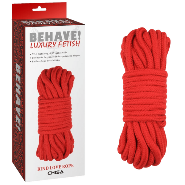 Bing Love Rope Soft Durable 10 Meter Sturdy Weave Rope Play Rope Red > Bondage Gear > Rope