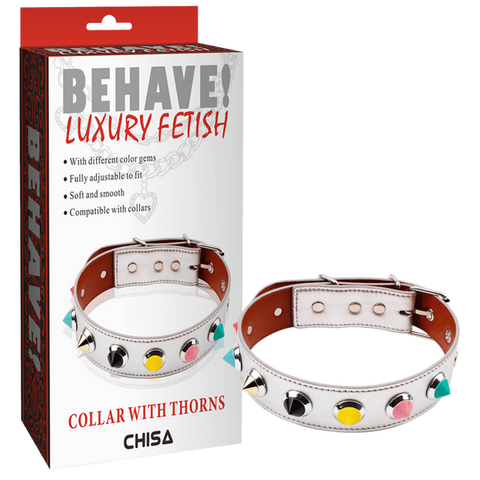 Collar with Thorns – Fully Adjustable Collar Accessory One Size > Bondage Gear > Collars & Leashes