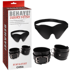 By My Slave Kit – Fully Adjustable Collar and Handcuffs Restraint Set One Size > Bondage Gear > Restraints