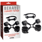 Fully Restrain Your Lover Set – Adjustable Collar Restraint Set One Size > Bondage Gear > Restraints