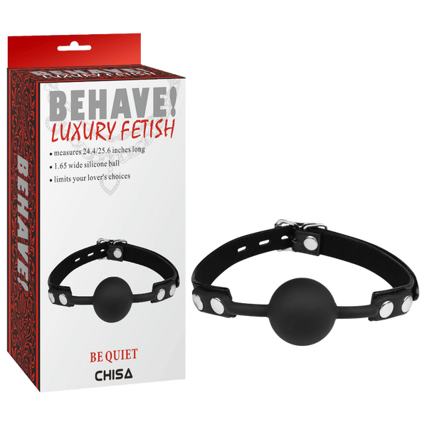 Be Quiet Fully Adjustable Soft Ball Gag – Comfortable and Easy to Use Ball Gag One Size > Bondage Gear > Gags and Bits