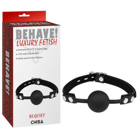 Be Quiet Fully Adjustable Soft Ball Gag – Comfortable and Easy to Use Ball Gag One Size > Bondage Gear > Gags and Bits