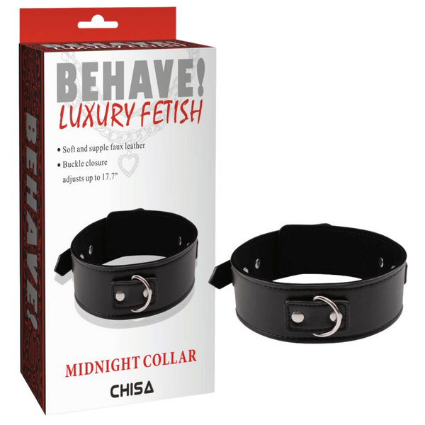 Midnight Collar – Fully Adjustable Collar One Size > Bondage Gear > Collars & Leashes