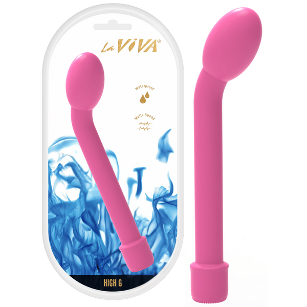 High G – Waterproof Multispeed G-Spot Vibrator Battery Operated Pink White > Vibrators > G-Spot