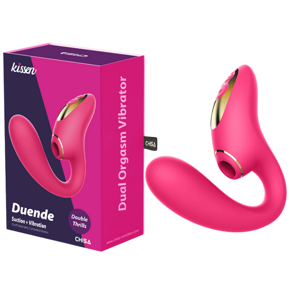 Duende - 10 Vibration And 5 Suction Patterns Waterproof Vibrator Default Title > Sex Toys For Ladies > Air Pulsation