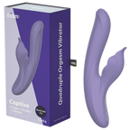 Captive – Waterproof Silicone Vibrator with 5 Tapping and 7 Thrusting Functions One Size > Vibrators > Ladies > Rabbit