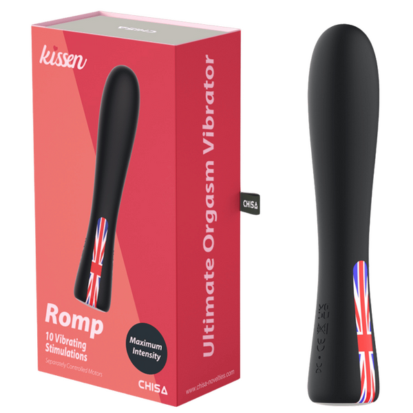 Romp – Waterproof 18cm Silicone Vibrator with 10 Vibration Patterns One Size > Vibrators > Standard Vibrators