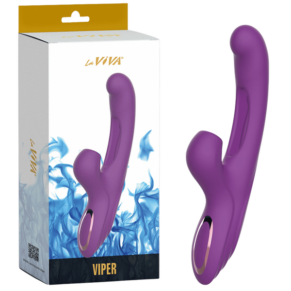 Laviva Viper – C-Spot Massager Vibrator With Suction and Vibration Modes One Size > Vibrators > Ladies > Rabbit