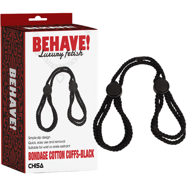 Bondage Cotton Cuffs – Simple Slip Design Restraints One Size > Bondage Gear > Restraints