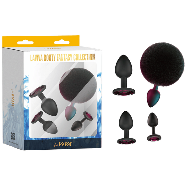 Booty Fantasy 4 Piece Diamond Butt Plug Collection – Luxury Butt Plug Set One Size > Anal Range > Butt Plug Kits