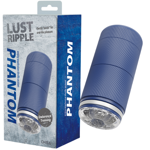 Temptest – Durable Minimalistic Mens Masturbator & Endurance Trainer Blue > Sex Toys For Men > Masturbators > Vibrating