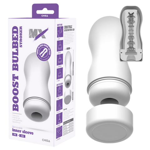 Boost Bulbed Stroker – Super-Soft 16cm Stroker One Size > Sex Toys For Men > Masturbators Cup