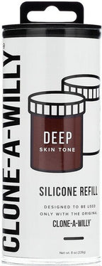 Clone-A-Willy Silicone Refill - Deep, Medium, or Light skin tone Deep Skin Tone > Dildos > Mould Your Own Kits