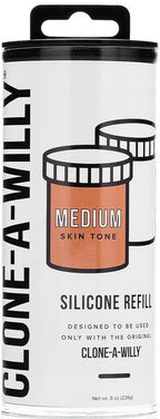 Clone-A-Willy Silicone Refill - Deep, Medium, or Light skin tone Medium Skin Tone > Dildos > Mould Your Own Kits