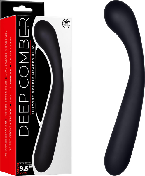 Deep Comber – Double Headed Ergonomic Silicone Dildo 9.5 Inch Length One Size > Vibrators > Standard Vibrators