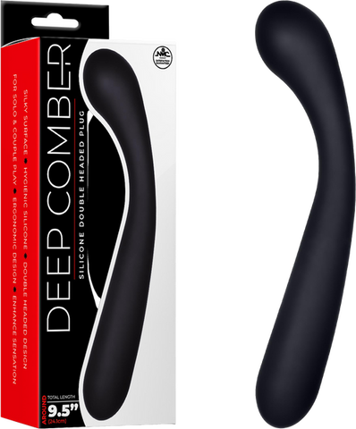Deep Comber – Double Headed Ergonomic Silicone Vibrator 9.5 Inch Length One Size > Vibrators > Standard Vibrators