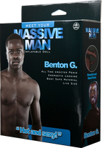 Massive Man Brenton G PVC Doll 1.54 Meters Inflatable Male Doll Default Title > Sex Toys > Sex Dolls > Novelty Inflatables