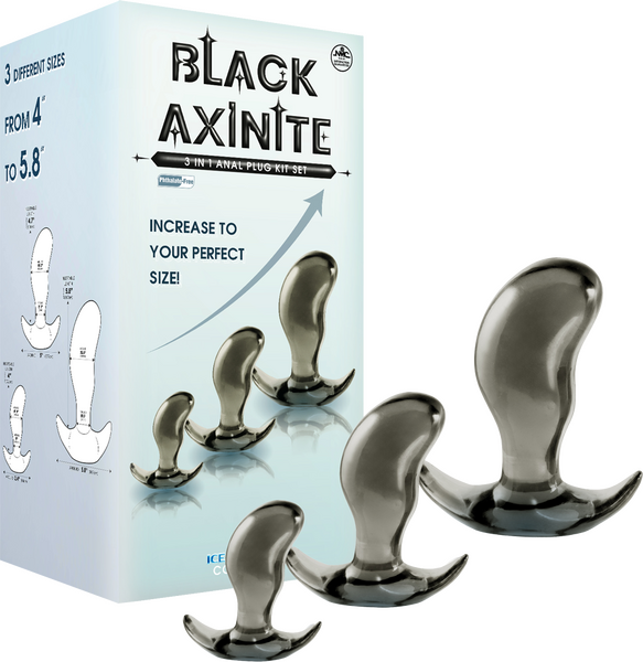 Anal Plug Kit Set - High Transparent TPE Material Smoke > Anal Range > Butt Plug Kits