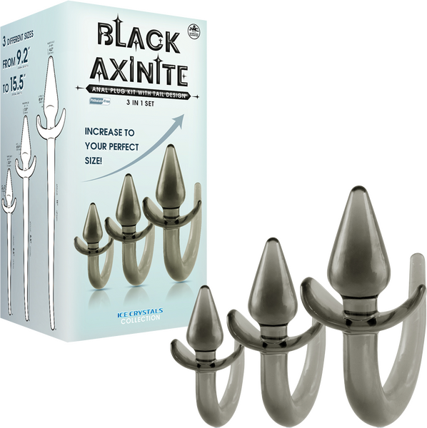 3 in 1 Anal Plug Kit – Flexible Hygienic Plug with Tail Smoke > Anal Range > Tail Butt Plugs
