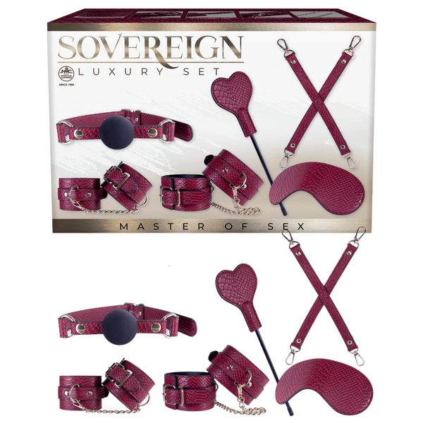 Sovereign Luxury Bondage Set – Luxury Bondage Kit Red > Bondage Gear > Bondage Kits