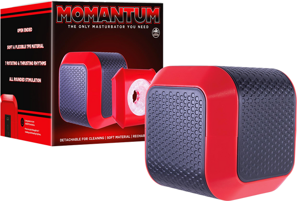 The Cube (Red & Black) One Size > Sex Toys For Men > Masturbators > Vibrating