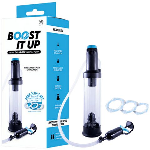 Boost Penis Enlarger Vacuum Pump - Multi Speed One Size > Pumps > Penis Pumps