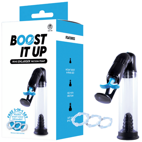 Boost Penis Enlarger Vacuum Pump One Size > Pumps > Penis Pumps
