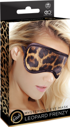 Mysterious Leopard Print Eye Mask – Soft Breathable Fabric Eye Mask One Size > Bondage Gear > Blindfolds