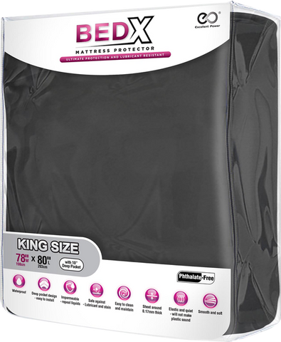 Bed X Mattress Protector – Twin | King King Size > Bondage Gear > PVC Orgy Bedding