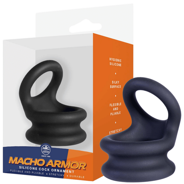 Silicone Cock Ring Large – Stretchy Durable Silicone Penis Ring Black > Cock Ring > Sling