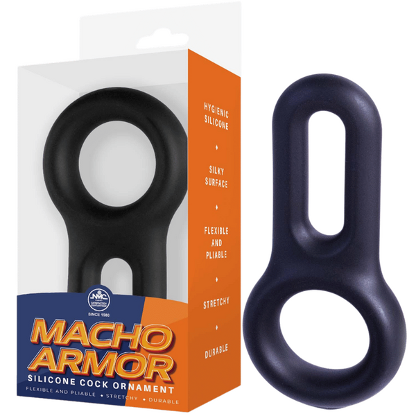 Silicone Cock and Ball Ring – Flexible Stretchy Durable Silicone Ring Black > Cock Ring > Single