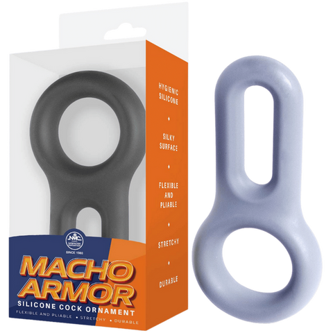 Silicone Cock and Ball Ring – Flexible Stretchy Durable Silicone Ring Grey > Cock Ring > Single