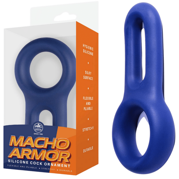 Silicone Cock and Ball Ring – Flexible Stretchy Durable Silicone Ring Blue > Cock Ring > Single