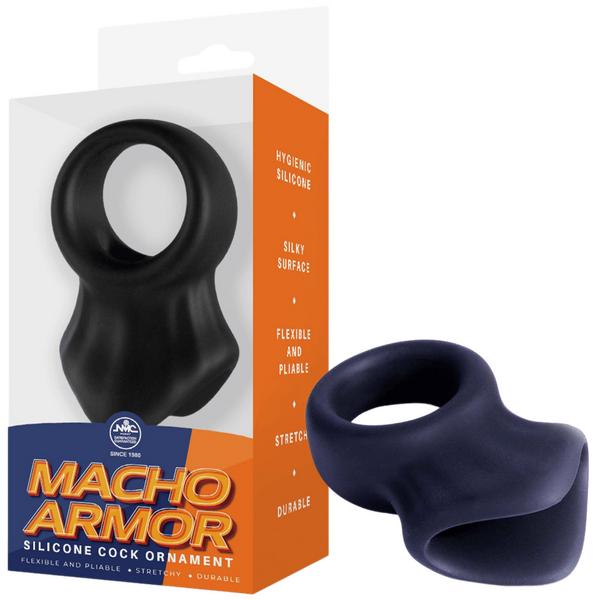 Silicone Cock and Ball Ring – Flexible Durable Hygienic Silicone Ring Black > Cock Ring > Sling