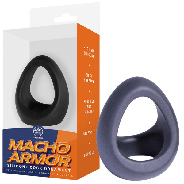 Silicone Cock and Ball Ring – Stretchy Durable Silicone Penis and Ball Ring Black > Cock Ring > Sling